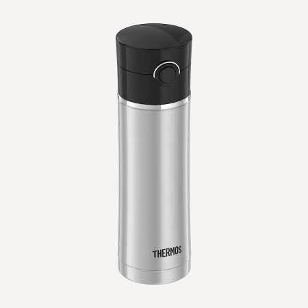 Термокружка Thermos NS-402 BK 0,47L (Gloss Steel, +12h/-24h)